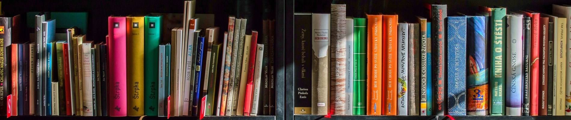 books on a shelf