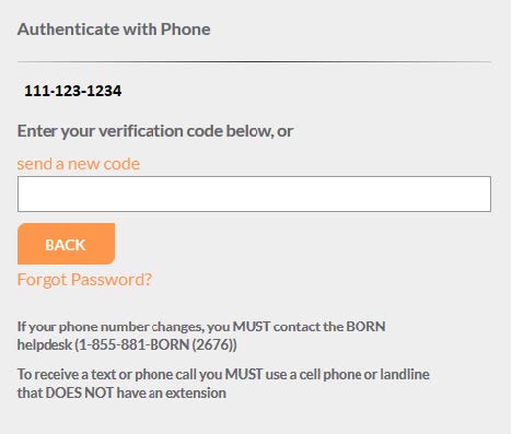 authenticate with phone screenshot