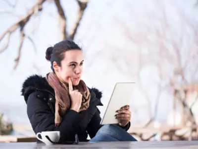 Pregnant individual talking to health-care provider